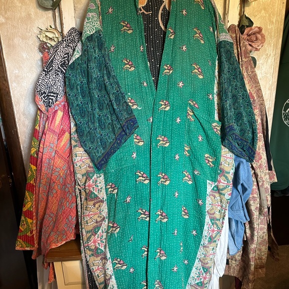 🐘Kantha Bae Kimono Robe 🐘 - Picture 1 of 8